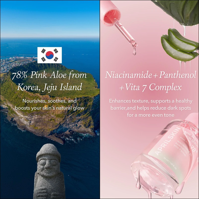 APRILSKIN PINK ALOE MUCIN SERUM (30ml) - Image 7