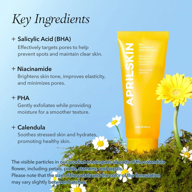 APRILSKIN Real Calendula Peel Off Pack Mask (100g) - Image 4