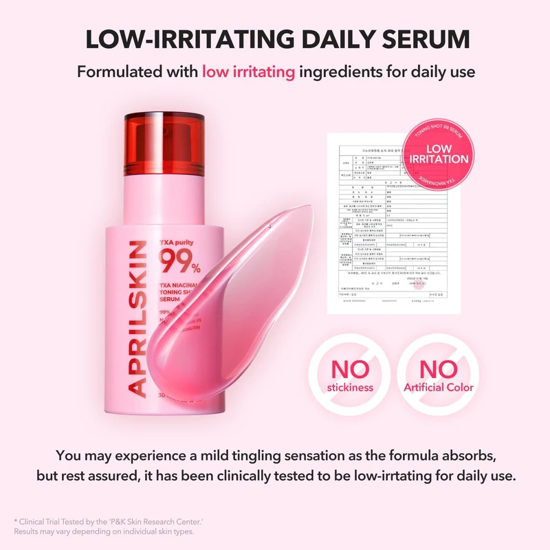 APRILSKIN TXA NIACINAMIDE TONING SHOT 99 SERUM 30ml