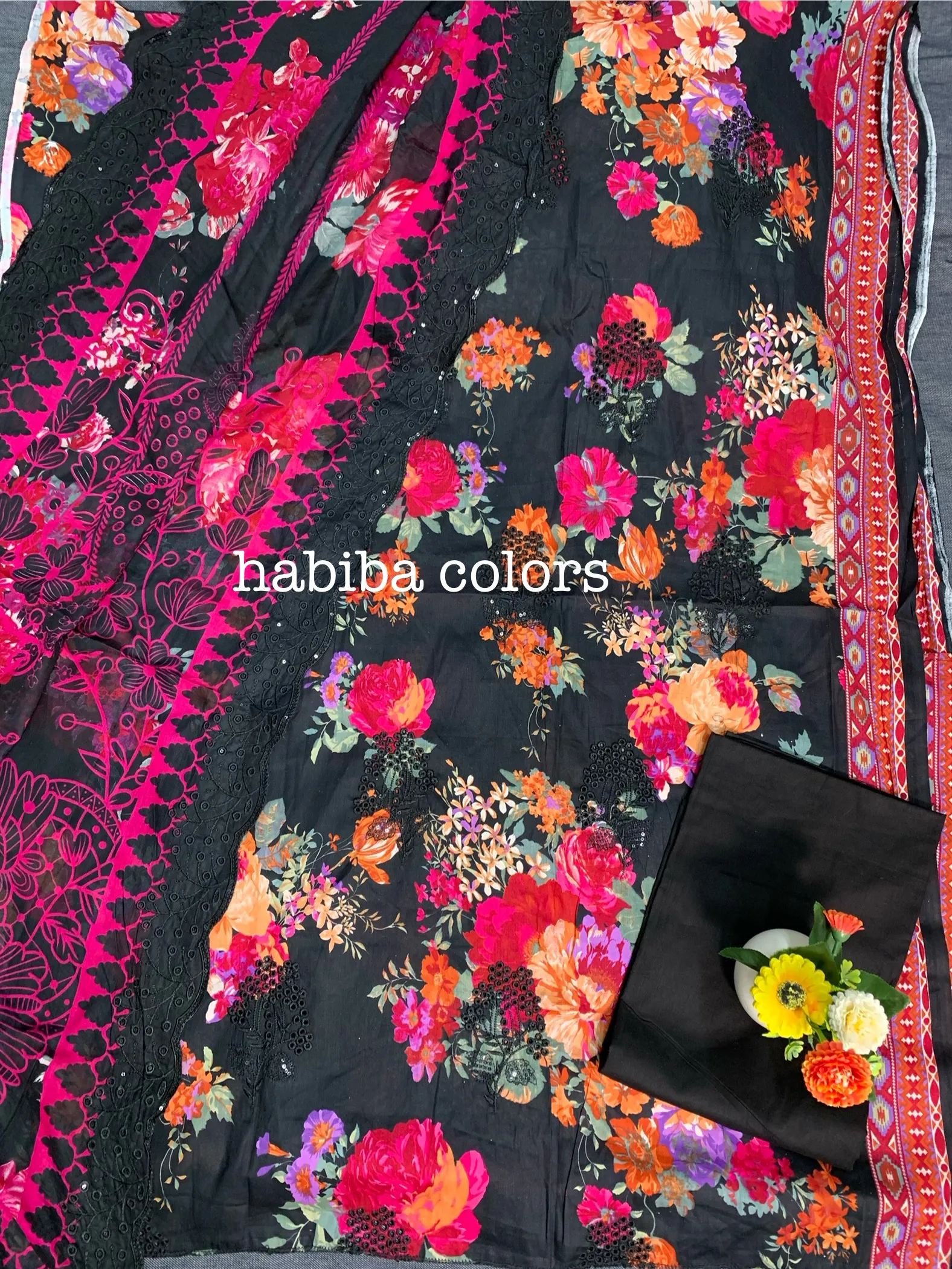 🌸 নতুন কালেকশন – প্রিমিয়াম সুতি থ্রি-পিস 🌸