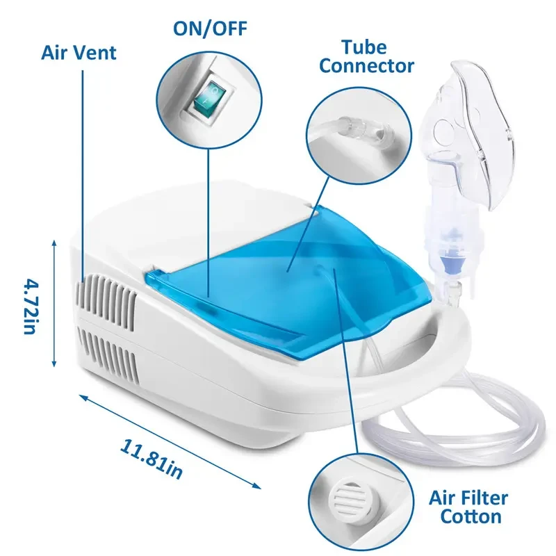 PCL Compressor Nebulizer Inhaler Machine with CE Certification -