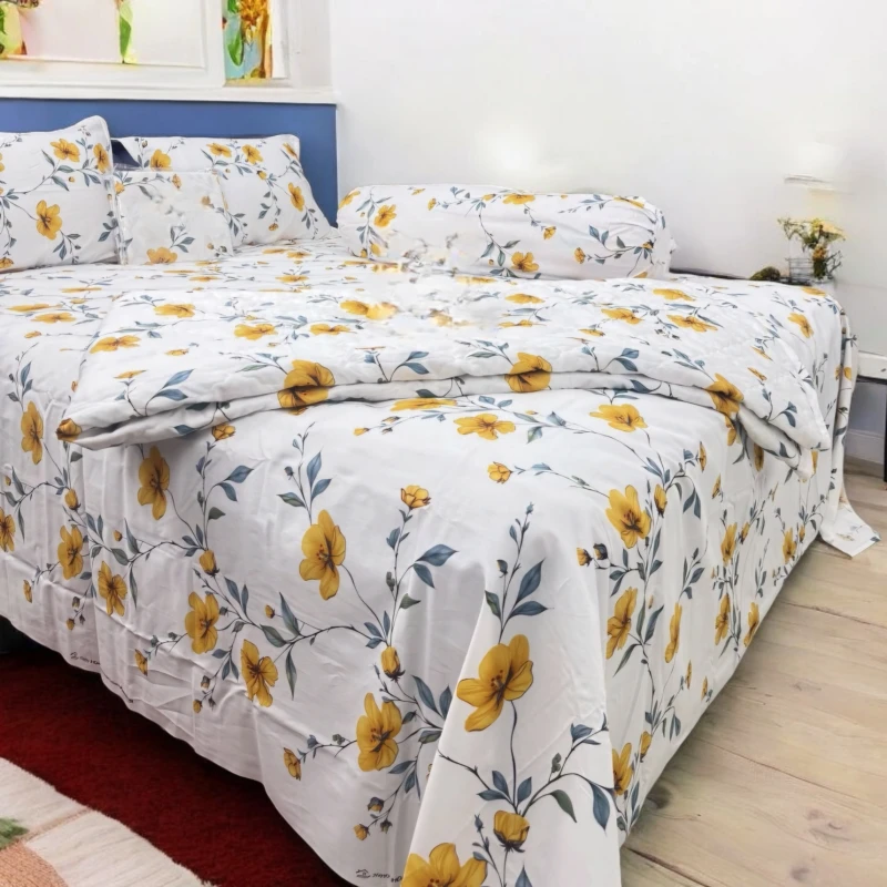 সুপার এক্সক্লুসিভ এসি কাঁথা বেডশীট কম্বো SQ59