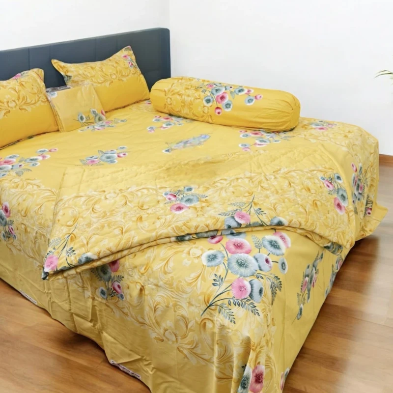 সুপার এক্সক্লুসিভ এসি কাঁথা বেডশীট কম্বো SQ63