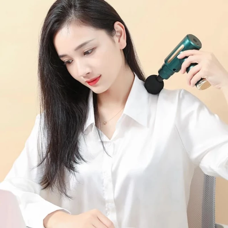 রিচার্জেবল মিনি গান ম্যাসাজার>Multifunctional Mini Electric Gun Massager