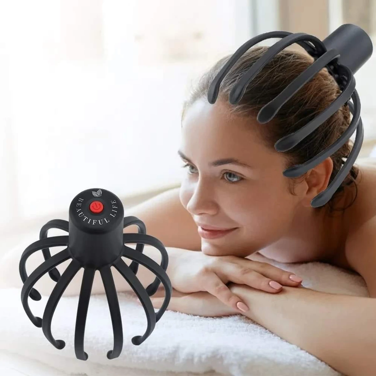 Electric Octopus Claw Scalp Massager Stress Relief Head Massager - Image 1