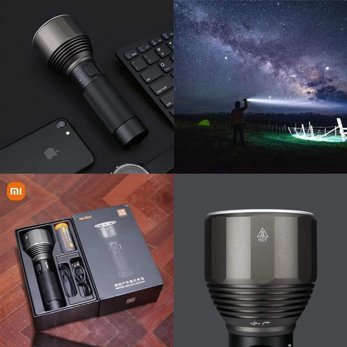 Xiaomi Nextool Mi Youpin Torchlight Flashlight IPX7