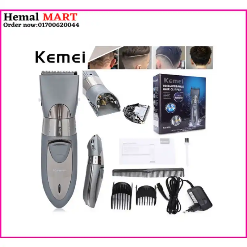 Kemei KM-605 Rechargeable Hair Trimmer - Image 3