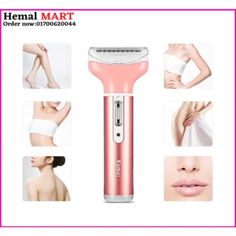 Kemei KM-1999 Electric Female Epilator Women Hair Removal for Facial Body