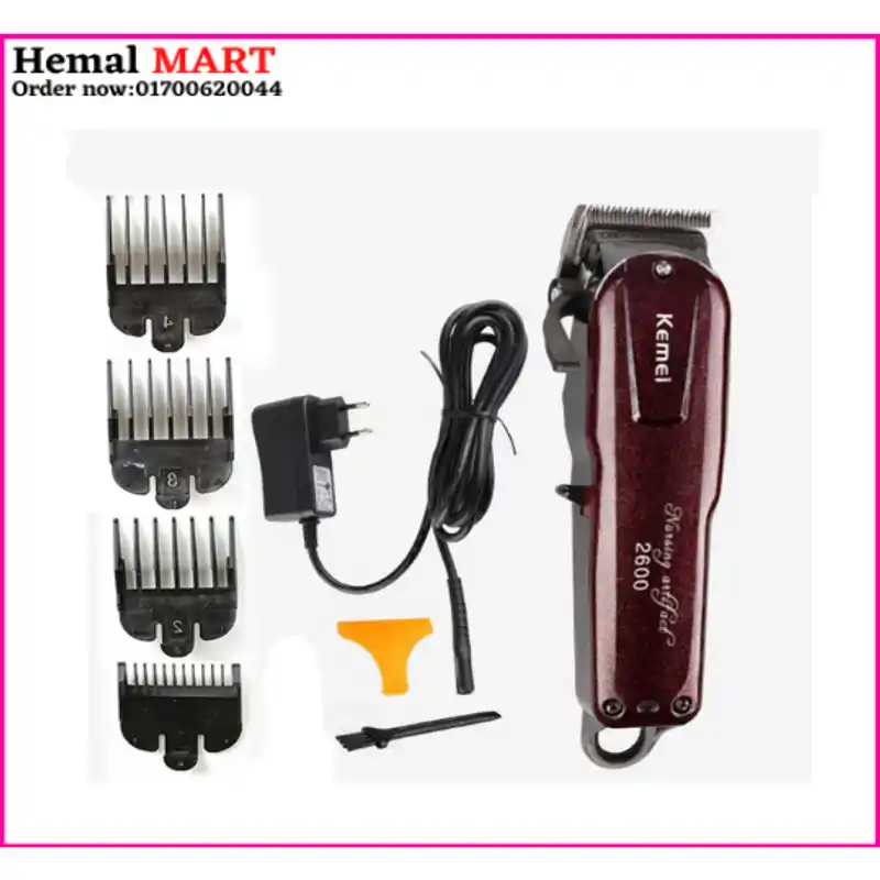 Kemei KM-2600 Professional ACDC Cordless Electric Hair - Image 1