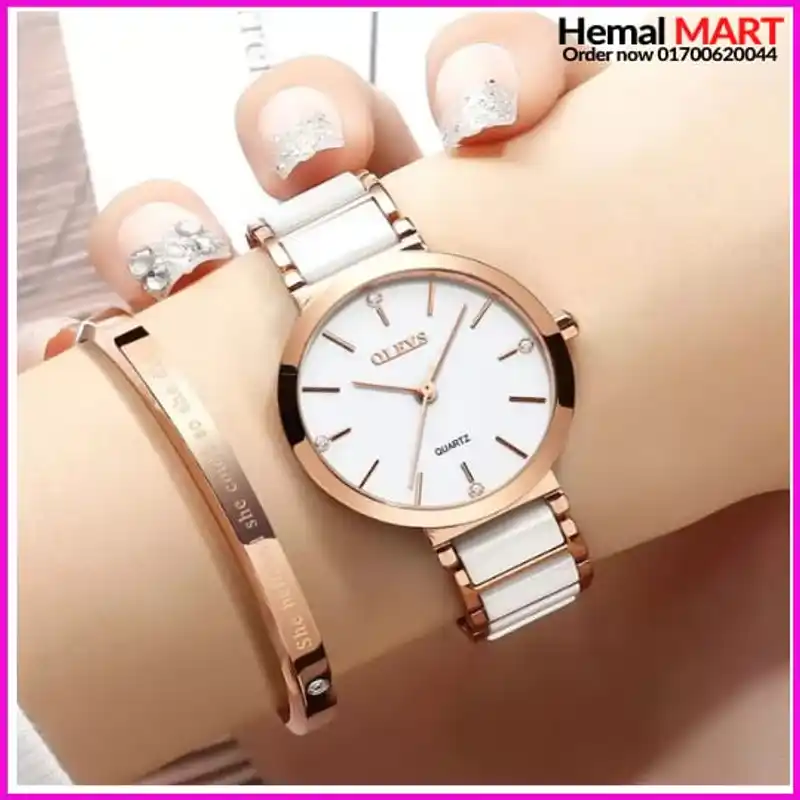 OLEVS New Fashion Women Quartz Watch Waterproof Classic Luxury Brand Lady Watch Stainless Steel Strap Watches