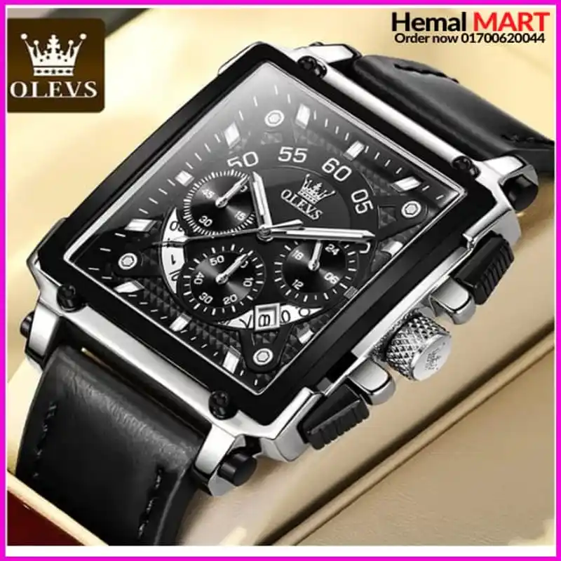 Olevs Watch Men Fashion Sports Quartz Full Steel Gold Business Mens Watches - Image 3