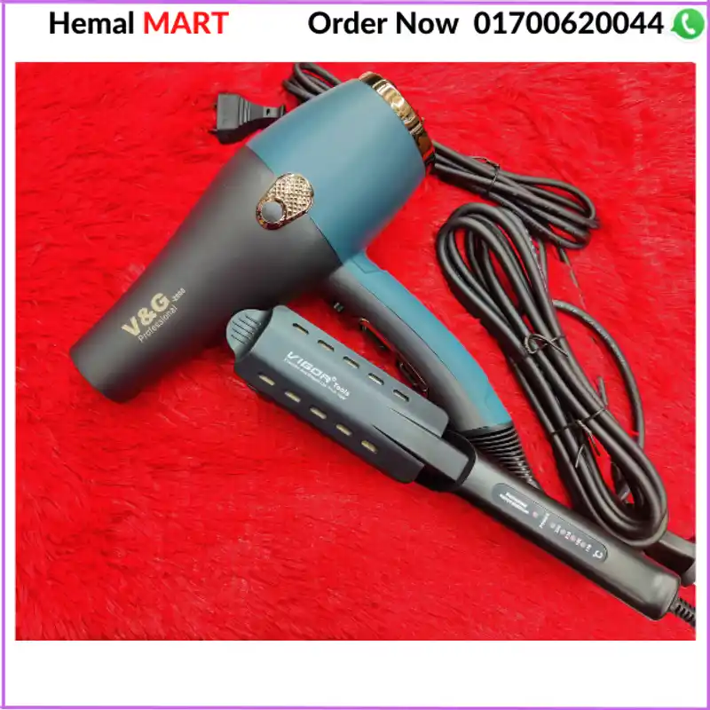 HAIR STRAIGHTENER, HAIR DRYER  COMBO