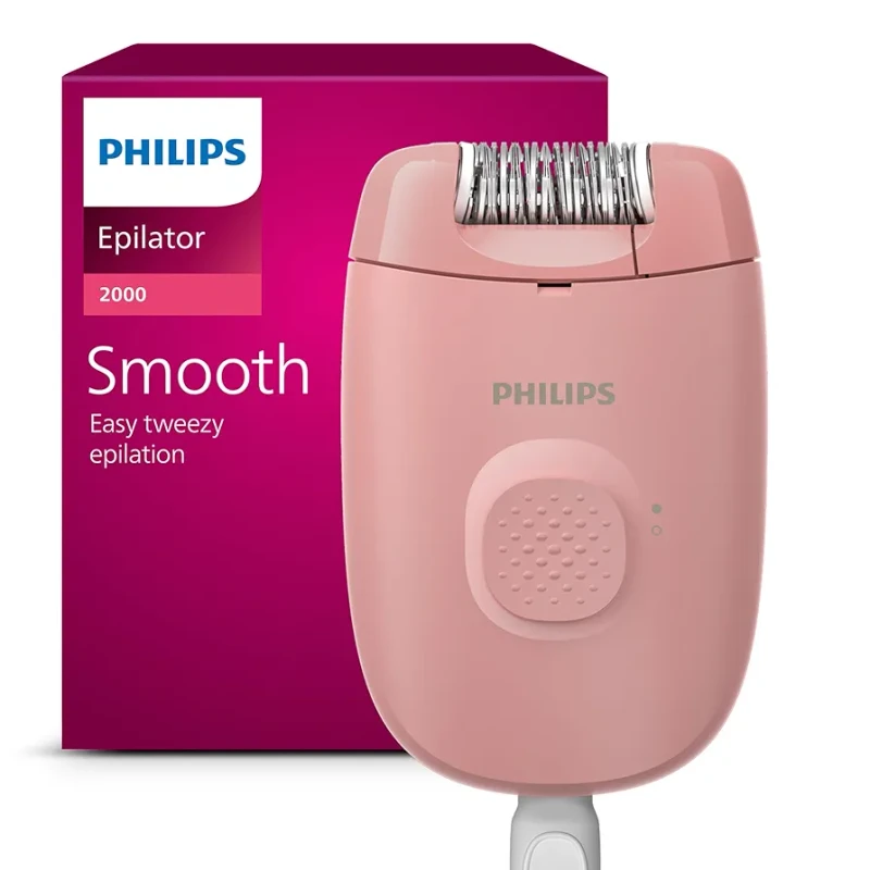 Philips Epilator Model BRE229 Series 2000, Corded Epilator for Legs, Hair Removal Device for Women,