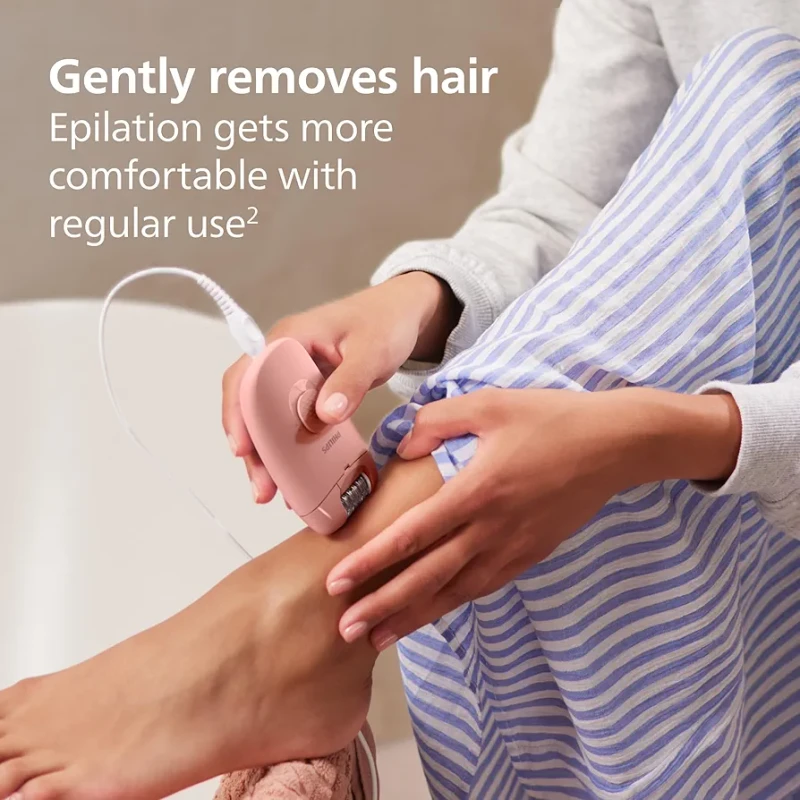 Philips Epilator Model BRE229 Series 2000, Corded Epilator for Legs, Hair Removal Device for Women, - Image 4