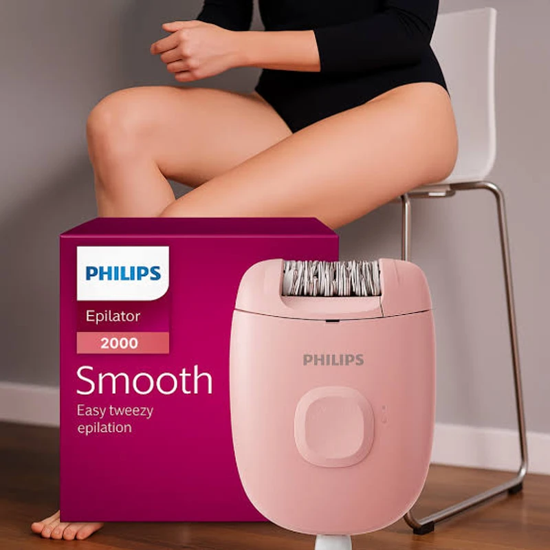 Philips Epilator Model BRE229 Series 2000, Corded Epilator for Legs, Hair Removal Device for Women, - Image 6