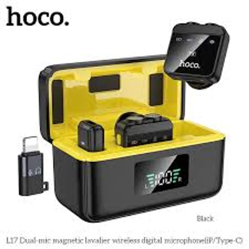 Hoco L17 Wireless Lavalier Lapel Microphone - Image 5