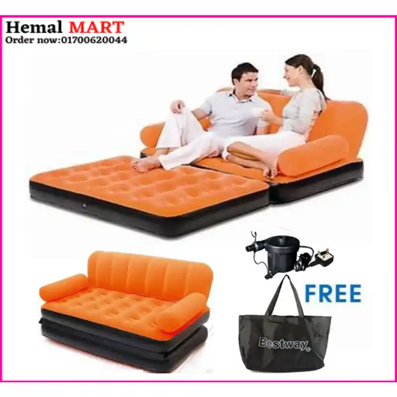 Coloring 5 in 1  Air Sofa Cum  Bed