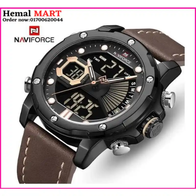 Naviforce 9172 Nitro Men Leather Watch - Image 1