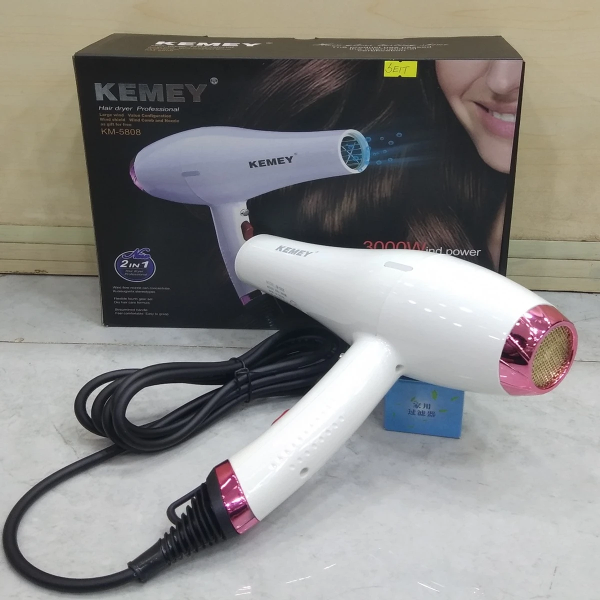 Kemey hair dryer