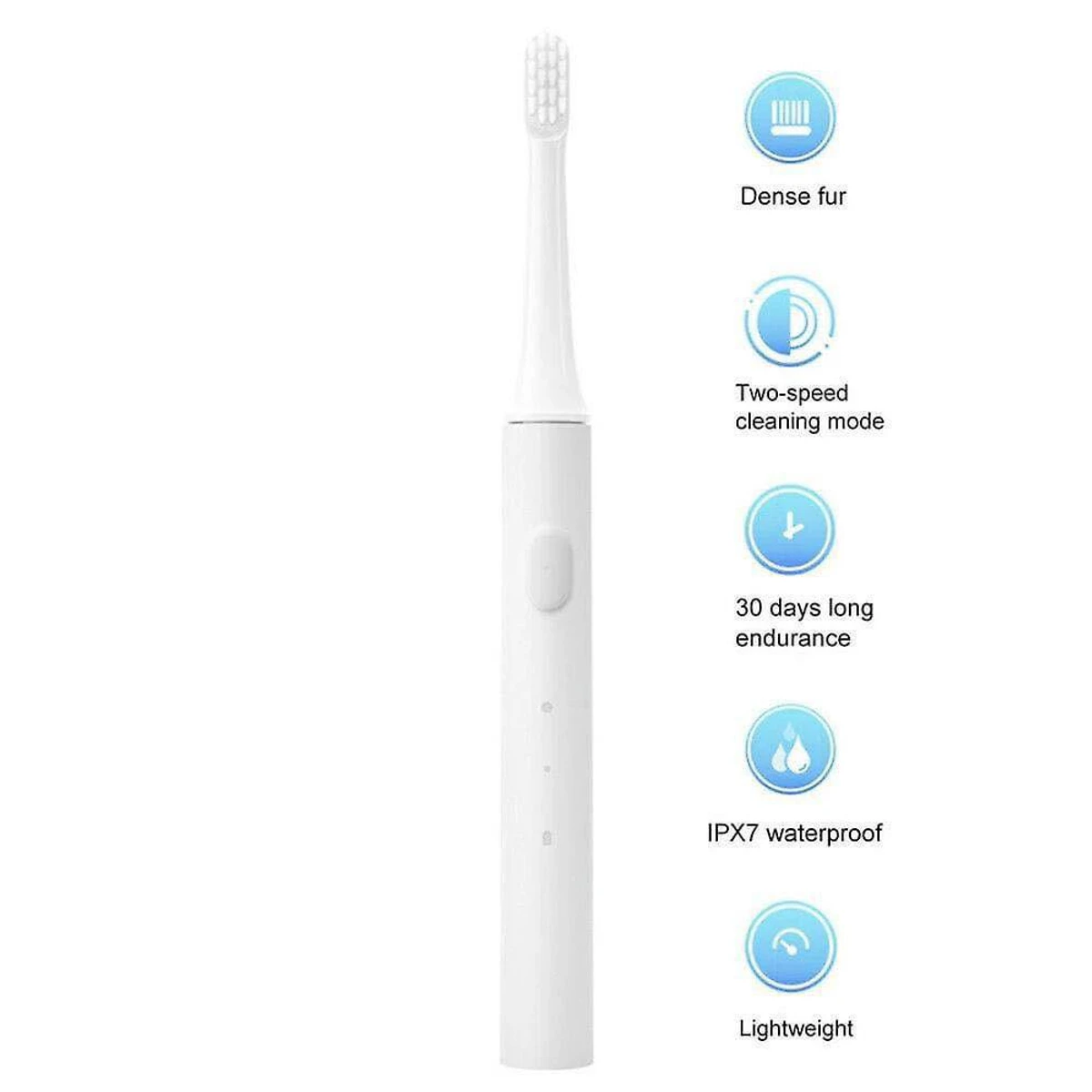 mi T100 Ipx7 Waterproof Usb Wireless Charge High Frequency Ultrasonic Vibration Sonic Electric Toothbrush Toothbrush head