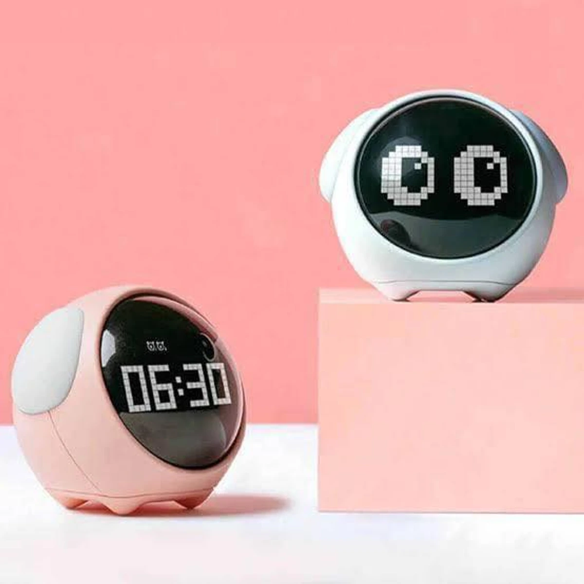 Creative Emoji Alarm Clock Intelligent Voice Control - Image 1