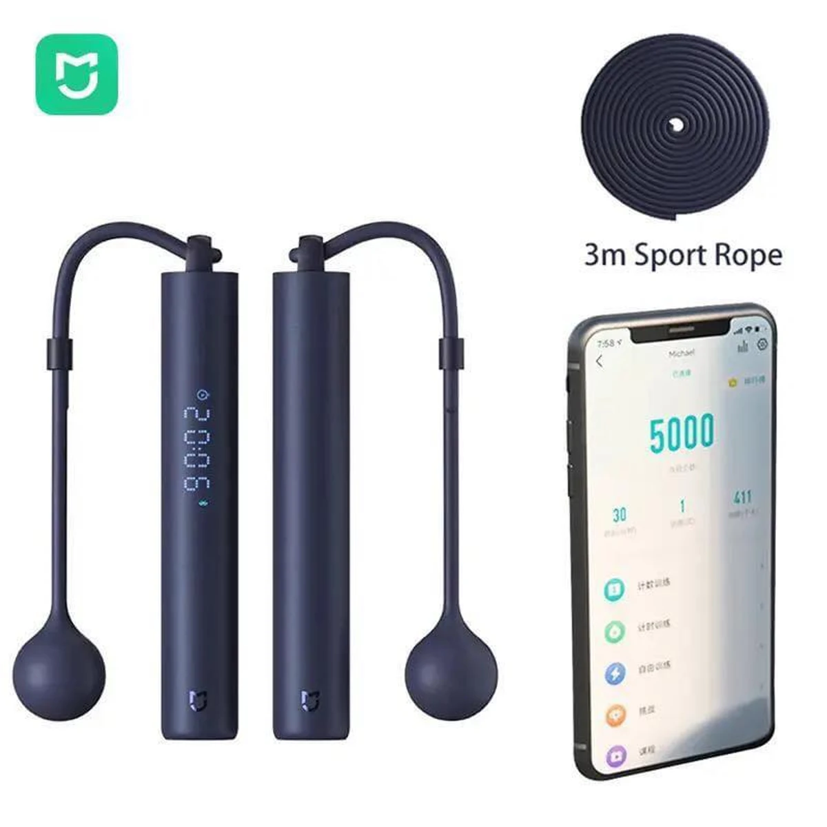 Xiaomi Mijia Smart Rope Skipping Adjustable - Image 1