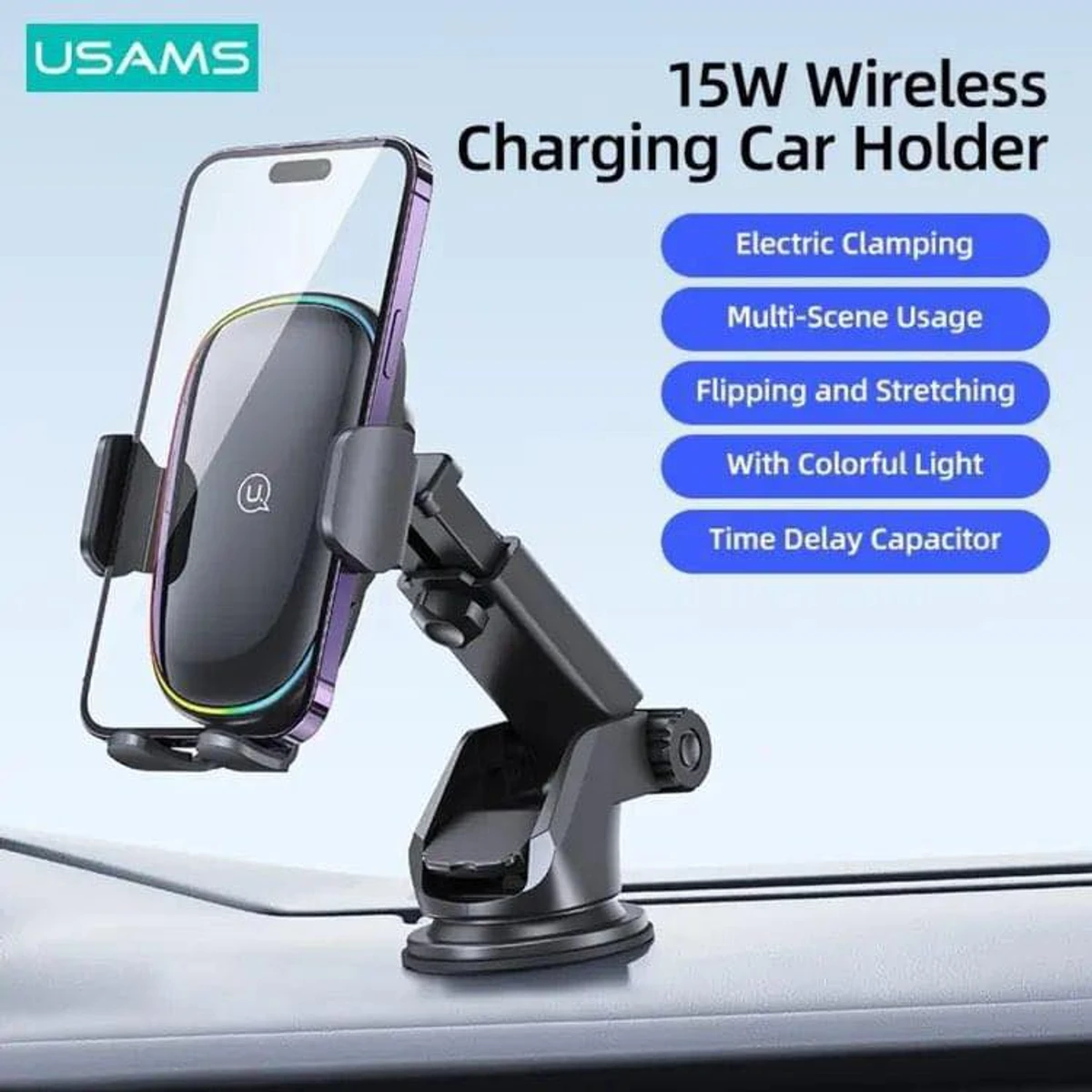 Wireless Charging Car Holder