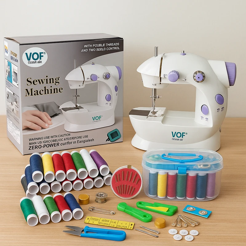 Sewing Meshine With Kit Box