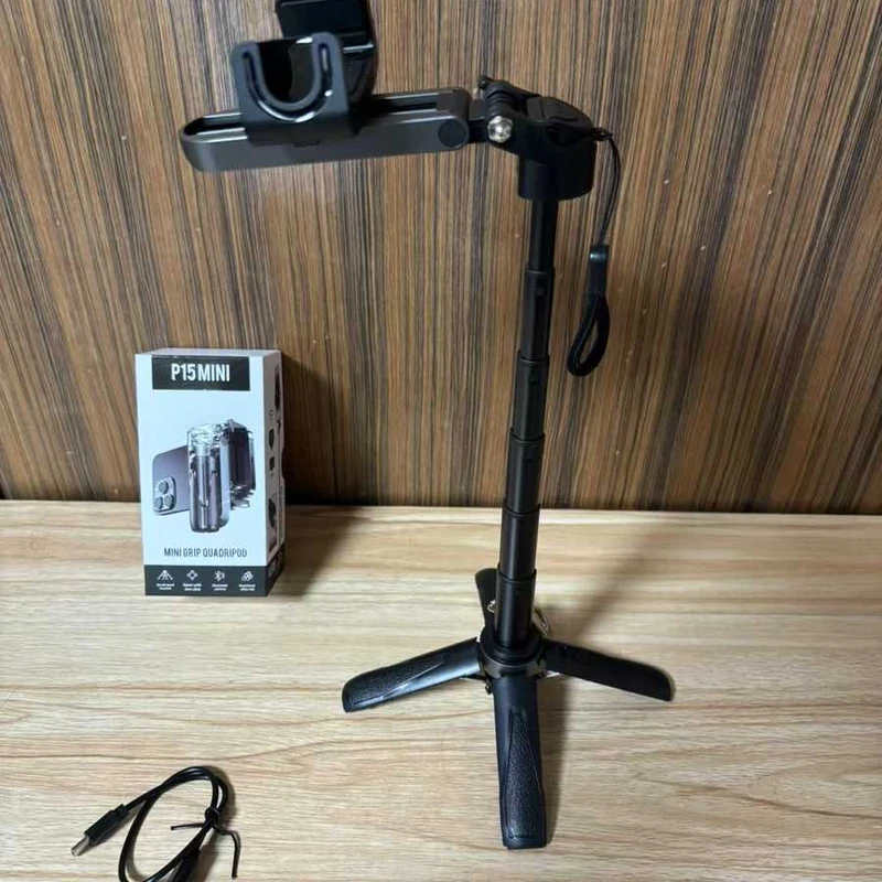 Foldable Portable Tripod Mini Selfie Stick - Image 8