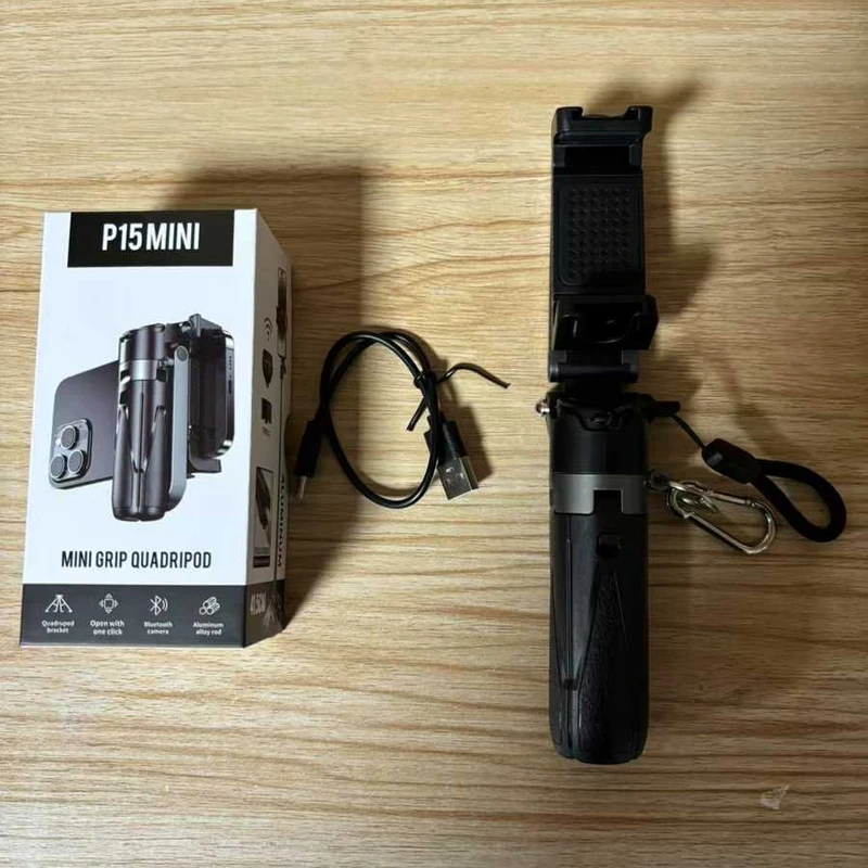 Foldable Portable Tripod Mini Selfie Stick - Image 9