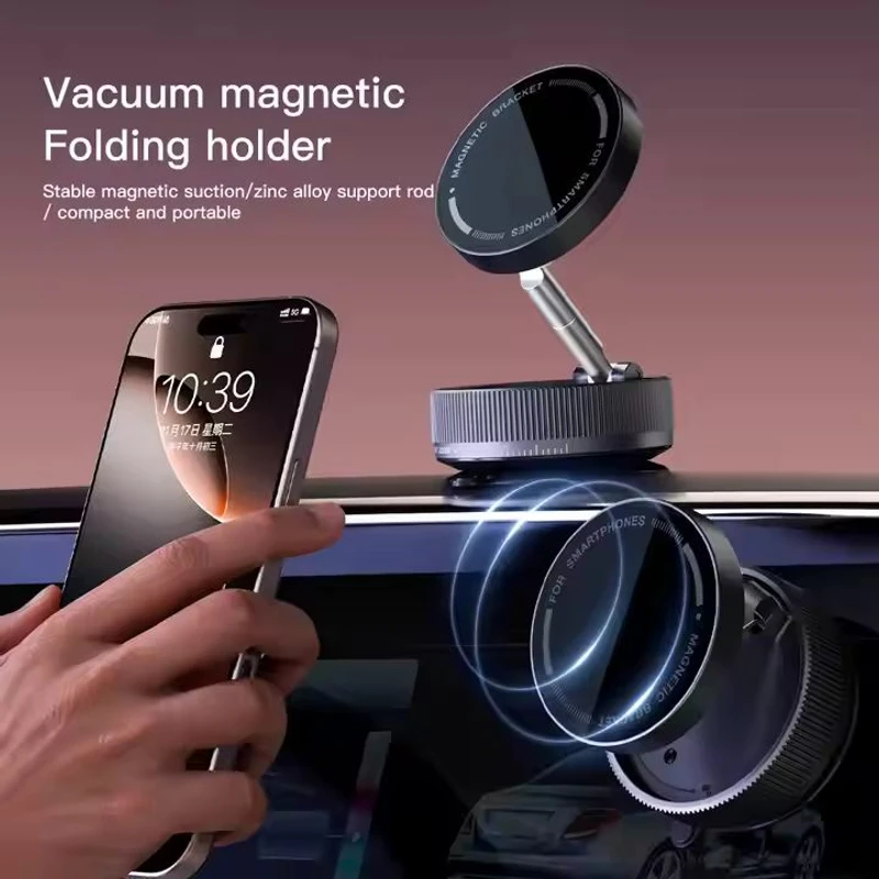 Vacuum suction Phone Holder