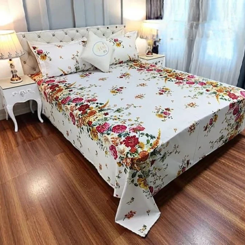 Home Tex Twill Cotton Bedsheet