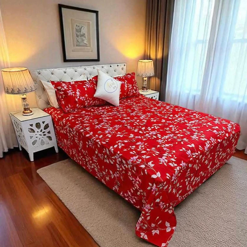 Home Tex Twill Cotton Bedsheet