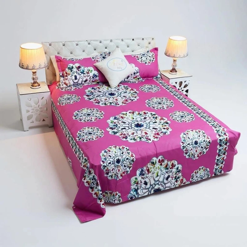 Home Tex Twill Cotton Bedsheet
