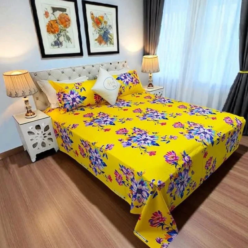 Home Tex Twill Cotton Bedsheet