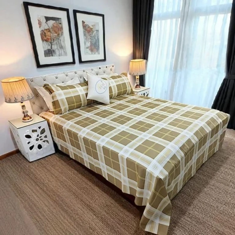 Home Tex Twill Cotton Bedsheet