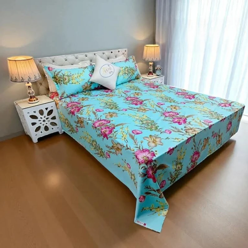 Home Tex Twill Cotton Bedsheet