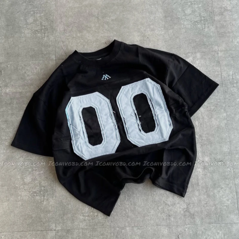 Premium Embroidery Drop Shoulder