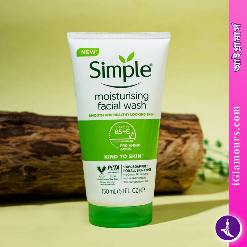Simple Kind To Skin Moisturising Facial Wash 150 ml