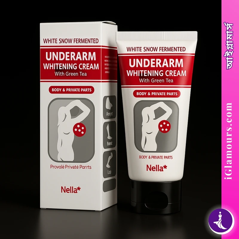 Nella White Snow Fermented Underarm Whitening Cream White Green Tea | 50 ML - Image 4