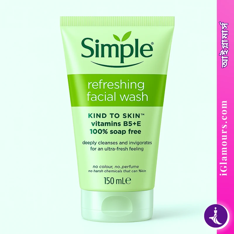Simple Kind To Skin Refreshing Facial Wash Gel 150 ml