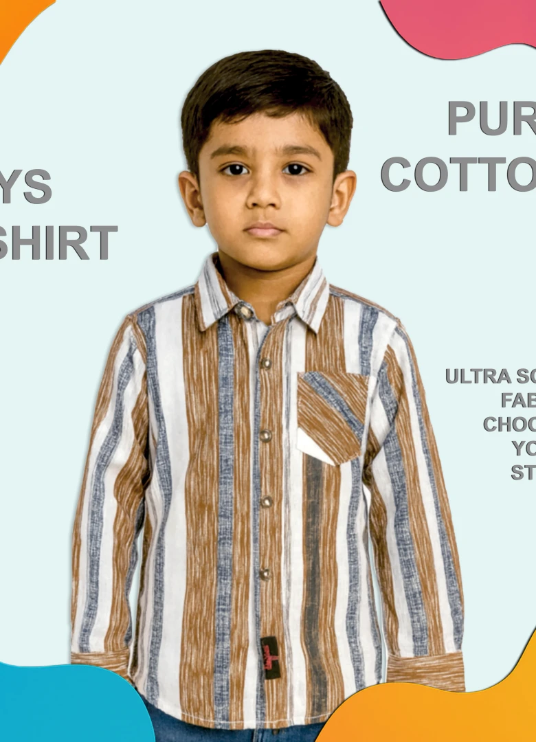 Boys Cotton Shirt - Image 4