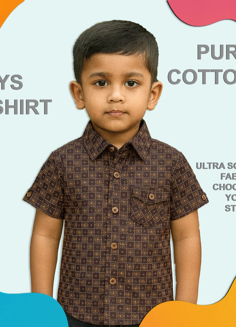Boys Cotton Shirt - Image 7