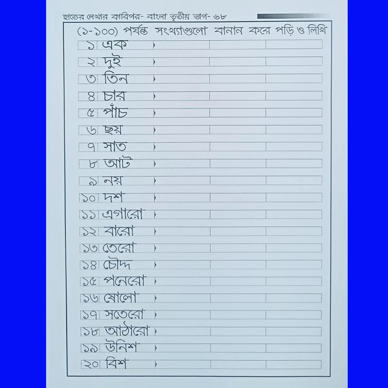 হাতের লেখার কারিগর-বাংলা তৃতীয় ভাগ। - Image 11
