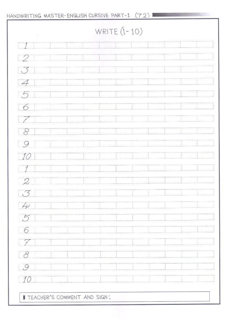 হাতের লেখার কারিগর-English Cursive-Part One - Image 11