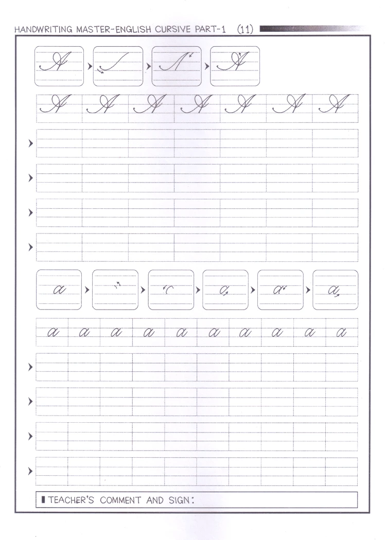 হাতের লেখার কারিগর-English Cursive-Part One - Image 7