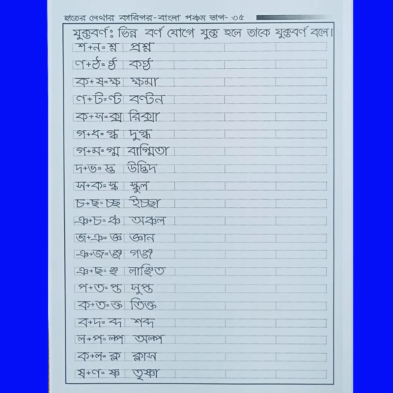 হাতের লেখার কারিগর-বাংলা পঞ্চম ভাগ। - Image 7
