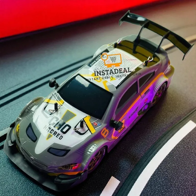 Remote Control RC Drift Sports Car – Yellow - Image 4