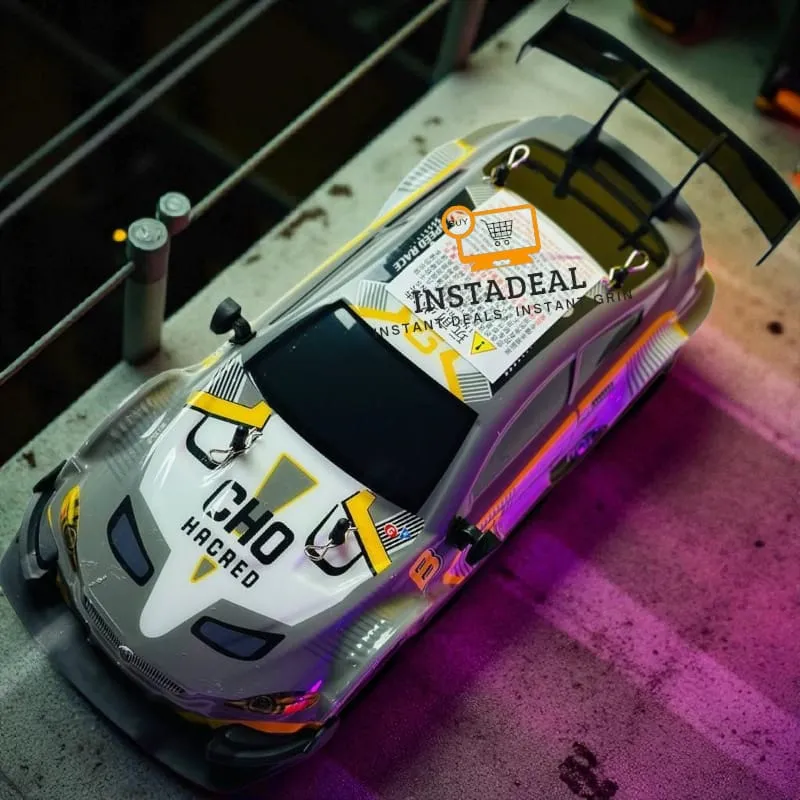 Remote Control RC Drift Sports Car – Yellow - Image 5