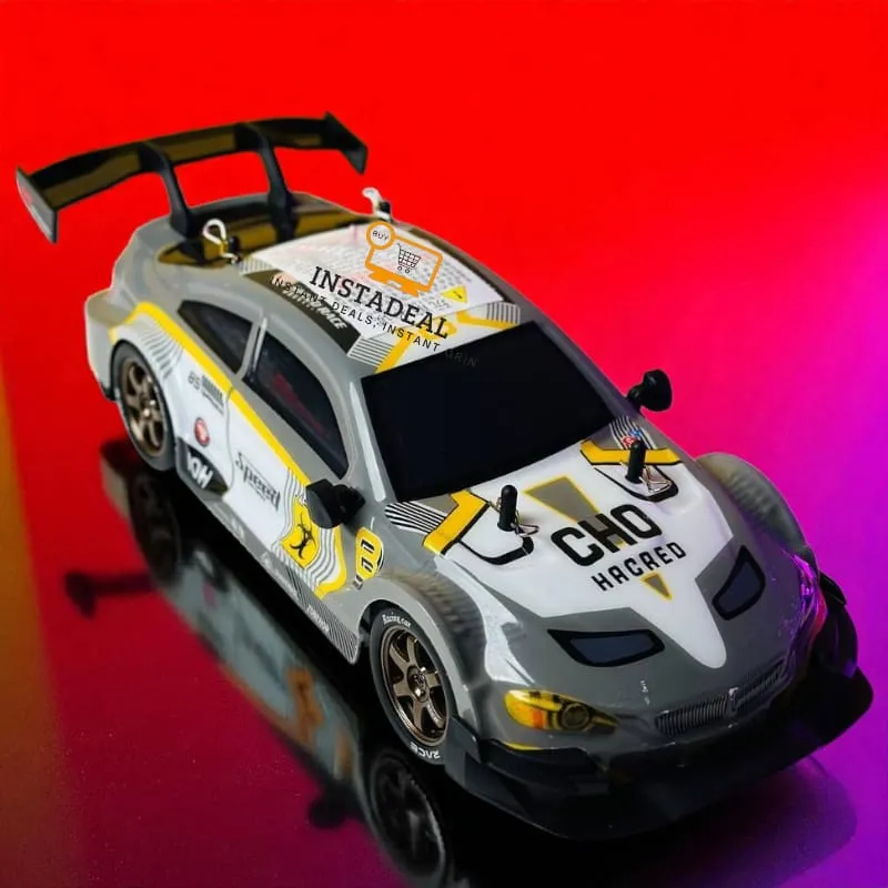 Remote Control RC Drift Sports Car – Yellow - Image 6